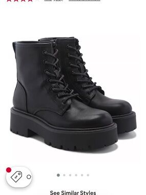 Madden Girl Platform Combat Boot